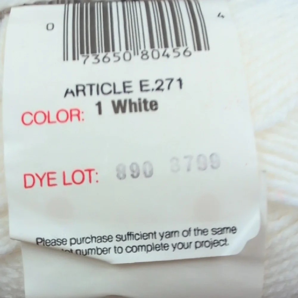 Red Heart Super Sport Yarn - Soft White